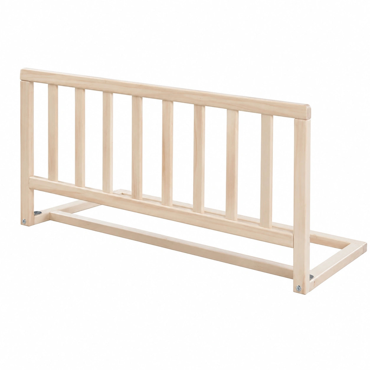 Barriera Letto in Legno 90 cm Sicura per Bambini - Anti-caduta, Facile Installazione, Altezza 38 cm