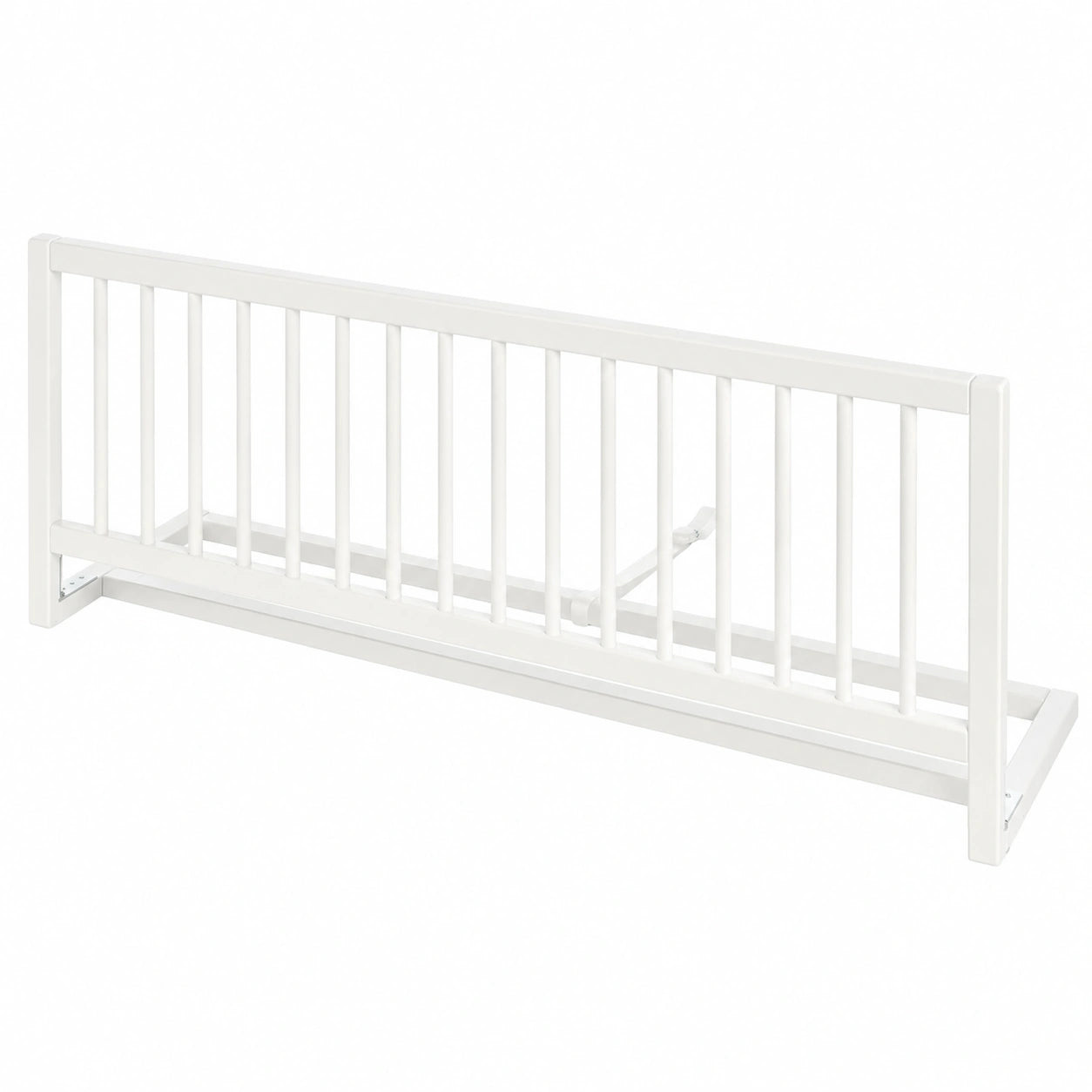 Sponda di Sicurezza Pieghevole per Letto Bambini, 120x32x40 cm, Colore Bianco