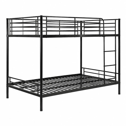 Letti a castello per bambini 120x190 cm nero - Modello DUOTIS II