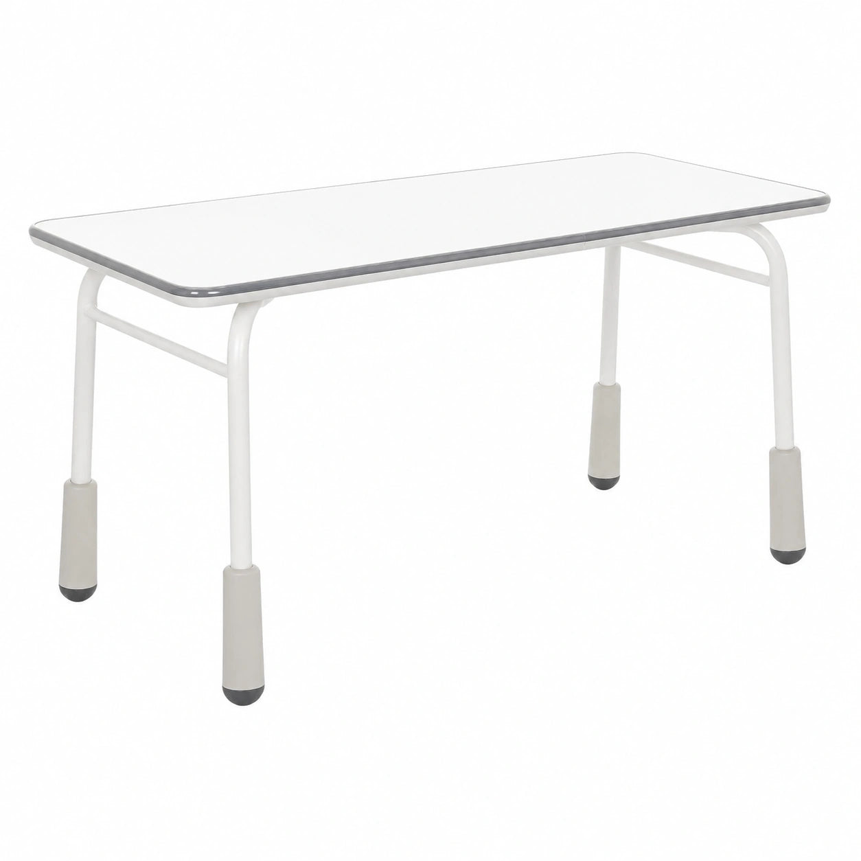 Tavolo regolabile per bambini HJH Office, 120x60 cm, bianco/grigio