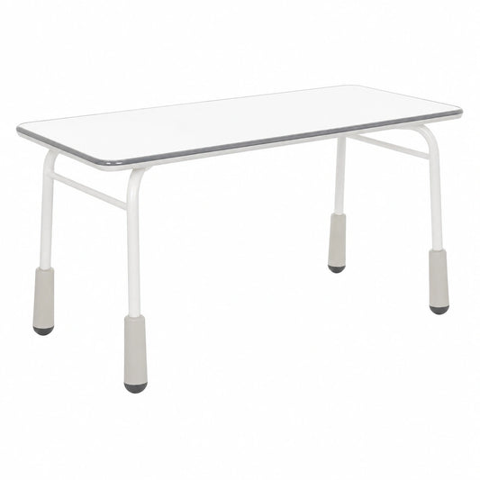 Tavolo regolabile per bambini HJH Office, 120x60 cm, bianco/grigio