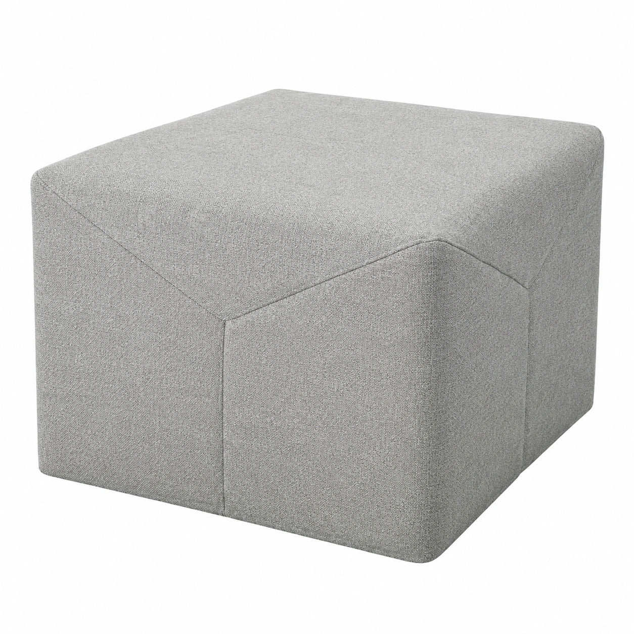 Pouf Letto Singolo Pieghevole con Materasso in Waterfoam 10 cm, Rivestimento Grigio Scuro, Salvaspazio e Lavabile