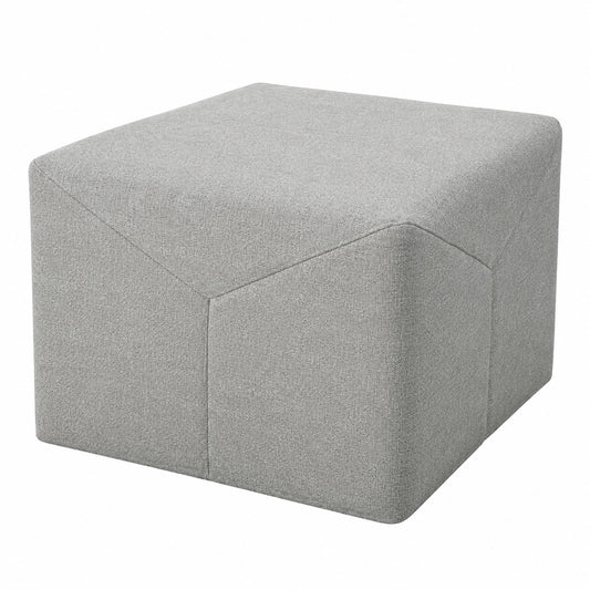 Pouf Letto Singolo Pieghevole con Materasso in Waterfoam 10 cm, Rivestimento Grigio Scuro, Salvaspazio e Lavabile